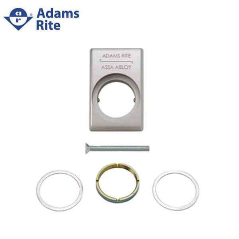 Adams Rite - 8650 - Cylinder Escutcheon Trim Kit - For 3600, 8500 and 8600 Exit Devices - 628 - Clear Anodized - UHS Hardware Adams Rite - 8650 - Cylinder Escutcheon Trim Kit - For 3600, 8500 and 8600 Exit Devices - 628 - Clear Anodized - UHS Hardware
