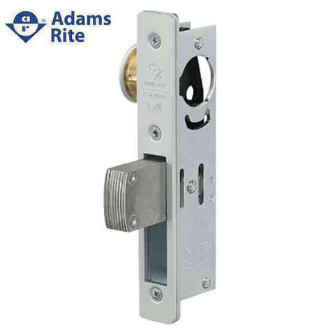Adams Rite - MS Deadlock - MS1850S - 31/32" Backset - ANSI Size - Straight Bolt - Flat Faceplate - Aluminum - Metal Door - UHS Hardware Adams Rite - MS Deadlock - MS1850S - 31/32" Backset - ANSI Size - Straight Bolt - Flat Faceplate - Aluminum - Metal Door - UHS Hardware