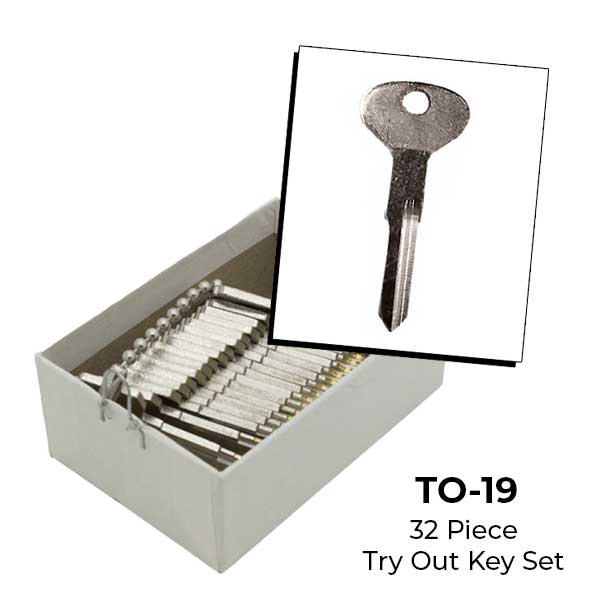 AeroLock - TO-23 - Volkswagen/Audi - All Locks Try-Out Key Set - PA8 - 128 Keys - UHS Hardware