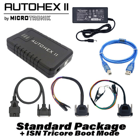 Microtronik - Autohex II BMW Standard And ISN Tricore Boot Mode - Key Programmer and Diagnostics Microtronik - Autohex II BMW Standard And ISN Tricore Boot Mode - Key Programmer and Diagnostics