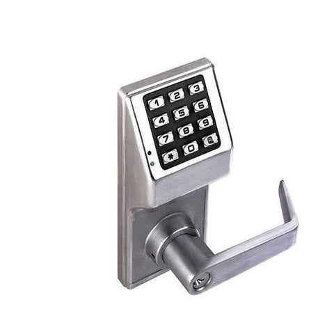 Trilogy DL2700WP Weatherproof Keypad Lever Lock / Satin Chrome 26D (Alarm Lock) - UHS Hardware Trilogy DL2700WP Weatherproof Keypad Lever Lock / Satin Chrome 26D (Alarm Lock) - UHS Hardware
