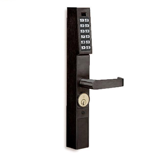Trilogy DL1200 Narrow-Stile Keypad Lever Lock / Oil Rubbed Bronze 10B (Alarm Lock) - UHS Hardware Trilogy DL1200 Narrow-Stile Keypad Lever Lock / Oil Rubbed Bronze 10B (Alarm Lock) - UHS Hardware