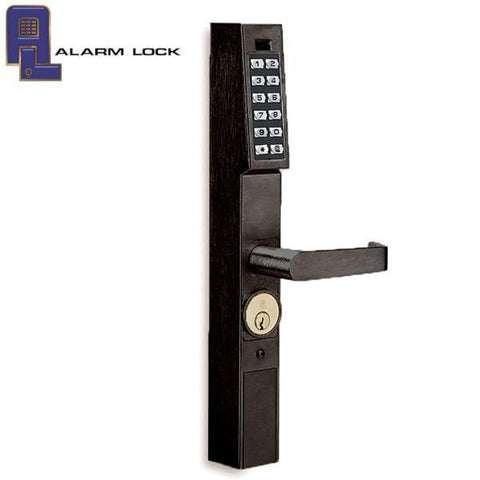Trilogy DL1200 Narrow-Stile Keypad Lever Lock / Oil Rubbed Bronze 10B (Alarm Lock) - UHS Hardware Trilogy DL1200 Narrow-Stile Keypad Lever Lock / Oil Rubbed Bronze 10B (Alarm Lock) - UHS Hardware