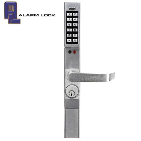 Trilogy DL1300 Narrow Stile Keypad Lever Lock w/ Audit Trail / Satin Chrome ( Alarm Lock ) - UHS Hardware Trilogy DL1300 Narrow Stile Keypad Lever Lock w/ Audit Trail / Satin Chrome ( Alarm Lock ) - UHS Hardware