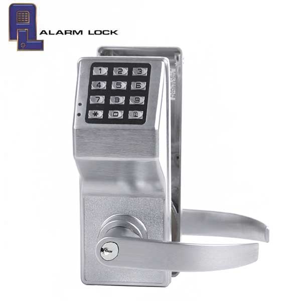 Trilogy DL2775 - Keypad Lever Lock - Regal Lever - Satin Chrome (Alarm Lock) - UHS Hardware Trilogy DL2775 - Keypad Lever Lock - Regal Lever - Satin Chrome (Alarm Lock) - UHS Hardware