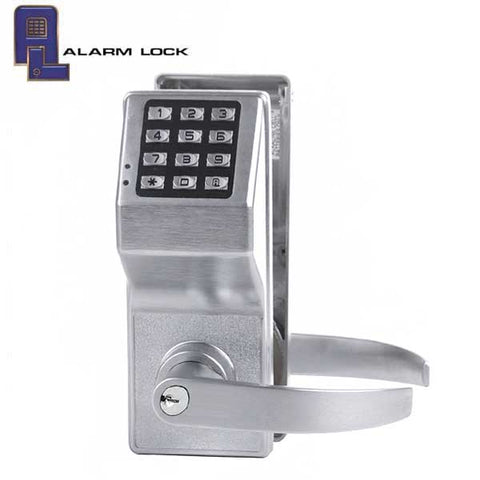Trilogy DL2775 - Keypad Lever Lock - Regal Lever - Satin Chrome (Alarm Lock) - UHS Hardware Trilogy DL2775 - Keypad Lever Lock - Regal Lever - Satin Chrome (Alarm Lock) - UHS Hardware