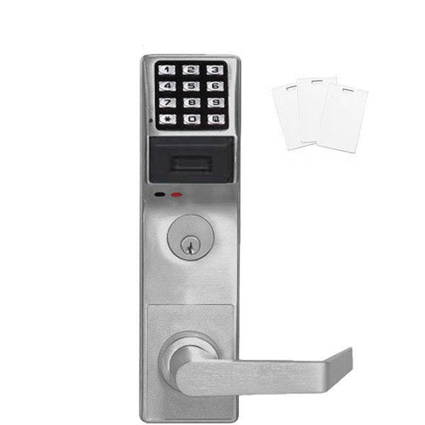 Trilogy PDL3500CRR Classroom PROX Mortise Lever Lock / w/ Audit Trail / Satin Chrome / Right Handed (Alarm Lock) - UHS Hardware Trilogy PDL3500CRR Classroom PROX Mortise Lever Lock / w/ Audit Trail / Satin Chrome / Right Handed (Alarm Lock) - UHS Hardware