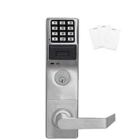 Trilogy PDL3500CRR Classroom PROX Mortise Lever Lock / w/ Audit Trail / Satin Chrome / Right Handed (Alarm Lock) - UHS Hardware Trilogy PDL3500CRR Classroom PROX Mortise Lever Lock / w/ Audit Trail / Satin Chrome / Right Handed (Alarm Lock) - UHS Hardware