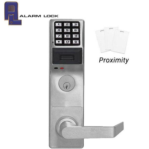 Trilogy PDL3500CRR Classroom PROX Mortise Lever Lock / w/ Audit Trail / Satin Chrome / Right Handed (Alarm Lock) - UHS Hardware Trilogy PDL3500CRR Classroom PROX Mortise Lever Lock / w/ Audit Trail / Satin Chrome / Right Handed (Alarm Lock) - UHS Hardware