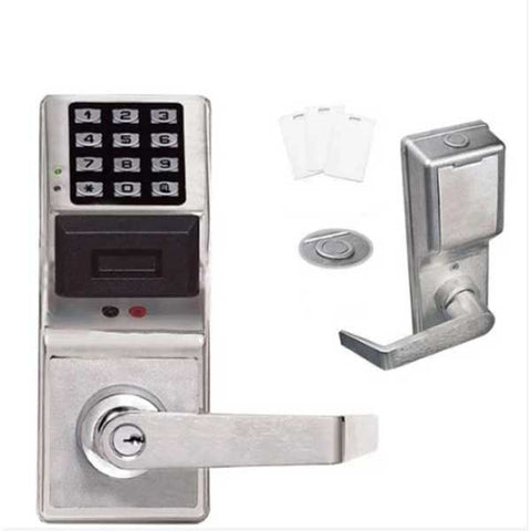 Alarm Lock Trilogy - PDL4100 - Digital PROX Keypad Lever Set w/ Audit Trail & Privacy Feature - 26D - Satin Chrome - UHS Hardware Alarm Lock Trilogy - PDL4100 - Digital PROX Keypad Lever Set w/ Audit Trail & Privacy Feature - 26D - Satin Chrome - UHS Hardware