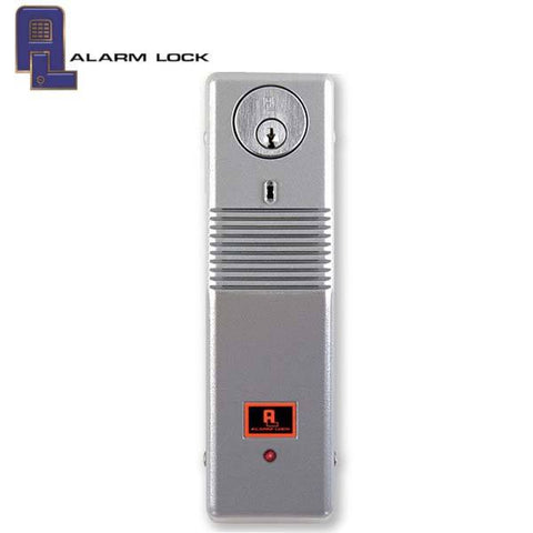 Alarm Lock PG21-MS Narrow Stile Surface Mount Door Alarm - Metallic Silver - UHS Hardware Alarm Lock PG21-MS Narrow Stile Surface Mount Door Alarm - Metallic Silver - UHS Hardware