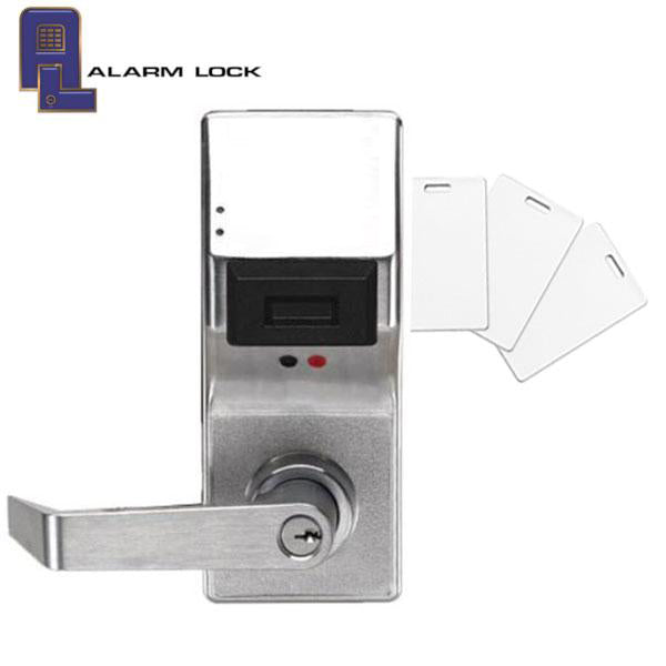 Alarm Lock Trilogy - PL3000 - Digital PROX ONLY Lever Set w/ Audit Trail - 26D - Satin Chrome - UHS Hardware Alarm Lock Trilogy - PL3000 - Digital PROX ONLY Lever Set w/ Audit Trail - 26D - Satin Chrome - UHS Hardware