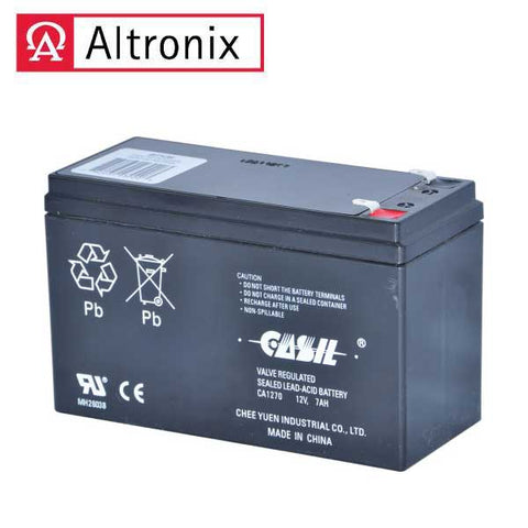 Altronix - BT126 - Power Supply - Rechargeable Battery - 12VDC 7AH - UHS Hardware Altronix - BT126 - Power Supply - Rechargeable Battery - 12VDC 7AH - UHS Hardware