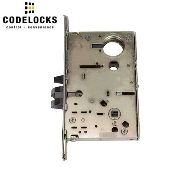CodeLocks - AMC-FR-G1 - ANSI UL 86 - Cutout Mortise Lock Latch Function Body Only - Brushed Steel - UHS Hardware CodeLocks - AMC-FR-G1 - ANSI UL 86 - Cutout Mortise Lock Latch Function Body Only - Brushed Steel - UHS Hardware