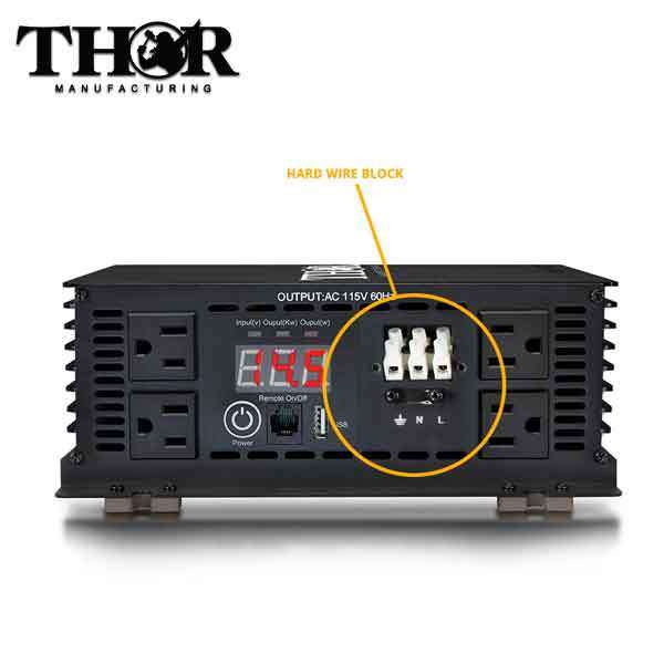THOR - THMS1500 - 1500 Watt Power Inverter - w/ USB 2.1 - UHS Hardware THOR - THMS1500 - 1500 Watt Power Inverter - w/ USB 2.1 - UHS Hardware