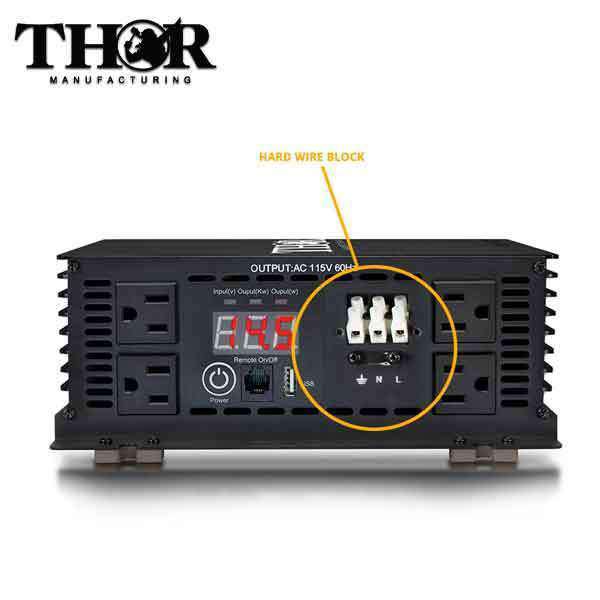 THOR - THMS3000 - 3000 Watt Power Inverter - w/ USB 2.1 - UHS Hardware THOR - THMS3000 - 3000 Watt Power Inverter - w/ USB 2.1 - UHS Hardware
