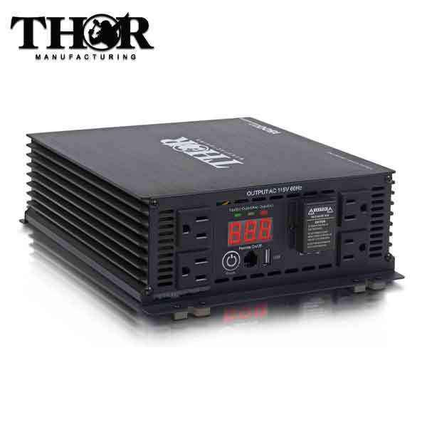 THOR - THMS3000 - 3000 Watt Power Inverter - w/ USB 2.1 - UHS Hardware THOR - THMS3000 - 3000 Watt Power Inverter - w/ USB 2.1 - UHS Hardware
