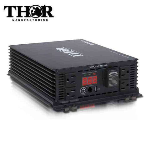 THOR - THMS2000- 2000 Watt Power Inverter - w/ USB 2.1 - UHS Hardware THOR - THMS2000- 2000 Watt Power Inverter - w/ USB 2.1 - UHS Hardware