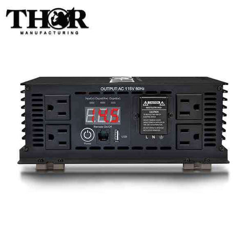 THOR - THMS2000- 2000 Watt Power Inverter - w/ USB 2.1 - UHS Hardware THOR - THMS2000- 2000 Watt Power Inverter - w/ USB 2.1 - UHS Hardware