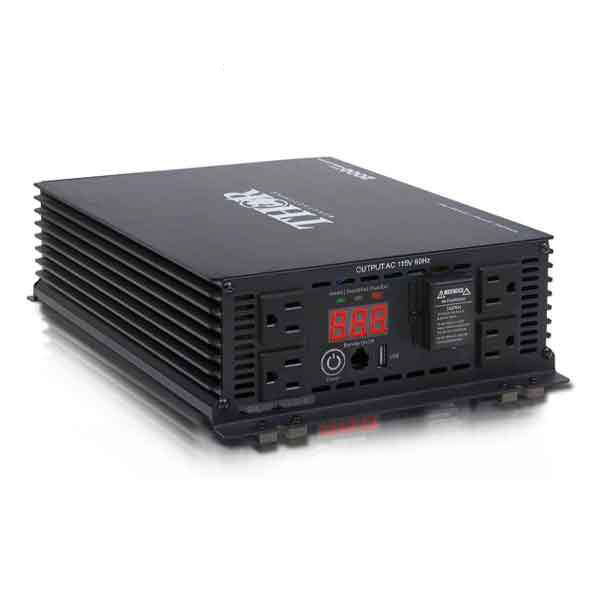 THOR - THMS2000- 2000 Watt Power Inverter - w/ USB 2.1 - UHS Hardware THOR - THMS2000- 2000 Watt Power Inverter - w/ USB 2.1 - UHS Hardware