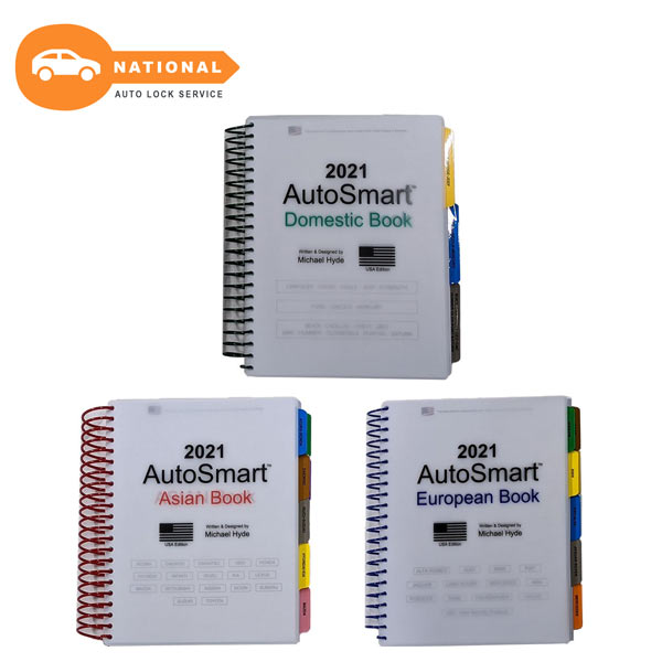 Michael Hyde - 2021 AutoSmart 3 Book Set - Asian, European & Domestic books - UHS Hardware Michael Hyde - 2021 AutoSmart 3 Book Set - Asian, European & Domestic books - UHS Hardware