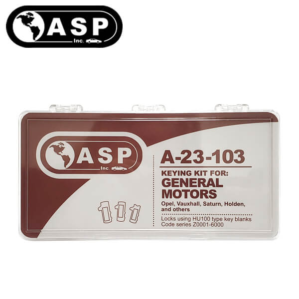 2008-2019 GM High Security / HU100 / Keying Tumbler Kit / A-23-103 (ASP) - UHS Hardware 2008-2019 GM High Security / HU100 / Keying Tumbler Kit / A-23-103 (ASP) - UHS Hardware