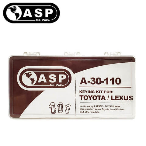 1990-2019 Kia Toyota Lexus Long Blade / LXP90P / TOY40P / Keying Tumbler Kit / A-30-110 (ASP) - UHS Hardware 1990-2019 Kia Toyota Lexus Long Blade / LXP90P / TOY40P / Keying Tumbler Kit / A-30-110 (ASP) - UHS Hardware