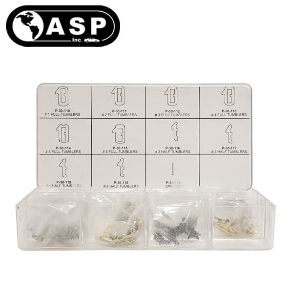 1990-2019 Kia Toyota Lexus Long Blade / LXP90P / TOY40P / Keying Tumbler Kit / A-30-110 (ASP) - UHS Hardware 1990-2019 Kia Toyota Lexus Long Blade / LXP90P / TOY40P / Keying Tumbler Kit / A-30-110 (ASP) - UHS Hardware