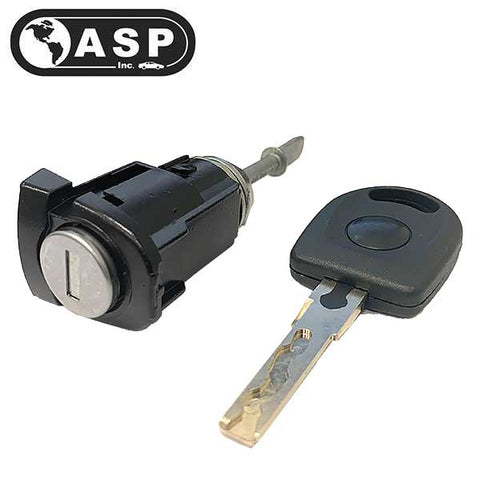1998-2006 Volkswagen Audi / HU66 / RH Passenger Door Lock Cylinder / Coded / D-31-126 (ASP) - UHS Hardware 1998-2006 Volkswagen Audi / HU66 / RH Passenger Door Lock Cylinder / Coded / D-31-126 (ASP) - UHS Hardware