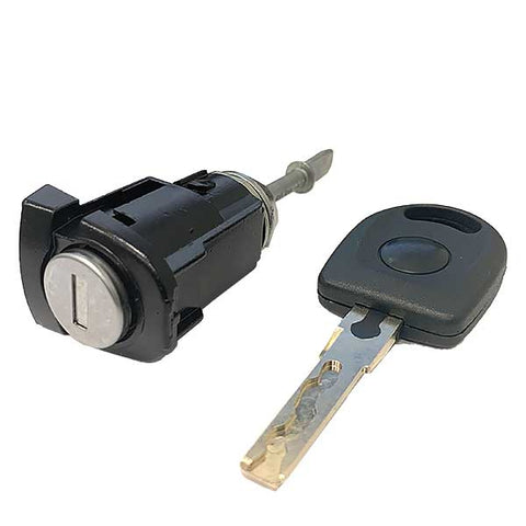 1998-2006 Volkswagen Audi / HU66 / RH Passenger Door Lock Cylinder / Coded / D-31-126 (ASP) - UHS Hardware 1998-2006 Volkswagen Audi / HU66 / RH Passenger Door Lock Cylinder / Coded / D-31-126 (ASP) - UHS Hardware