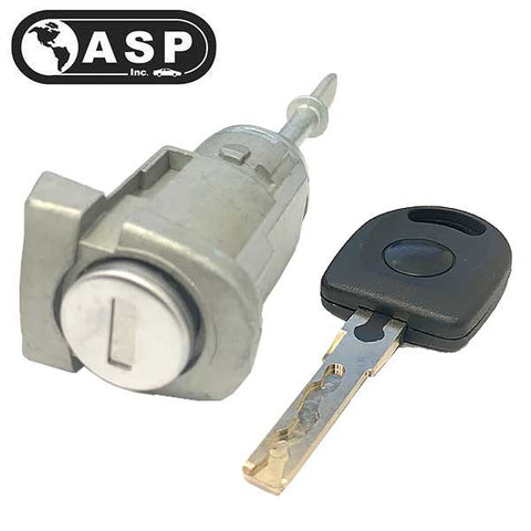 1998-2006 Volkswag0en Audi / HU66 / LH Driver Door Lock Cylinder / Coded / D-31-127 (ASP) - UHS Hardware 1998-2006 Volkswag0en Audi / HU66 / LH Driver Door Lock Cylinder / Coded / D-31-127 (ASP) - UHS Hardware