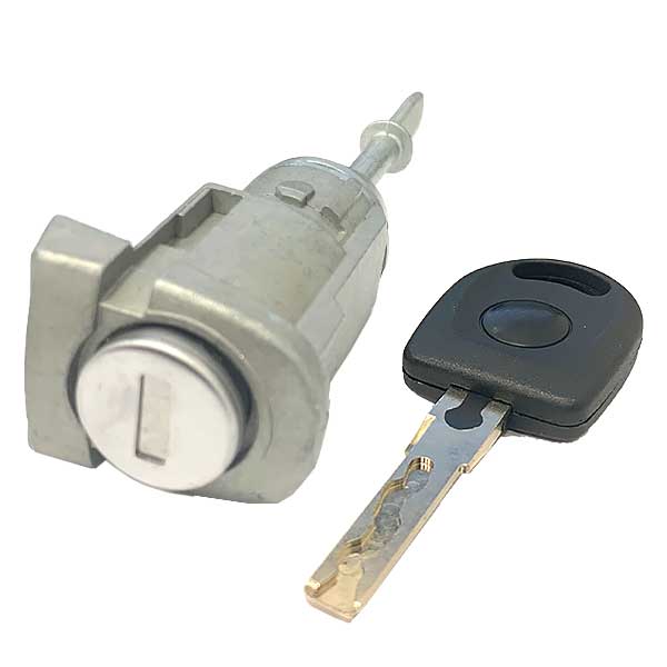 1998-2006 Volkswag0en Audi / HU66 / LH Driver Door Lock Cylinder / Coded / D-31-127 (ASP) - UHS Hardware 1998-2006 Volkswag0en Audi / HU66 / LH Driver Door Lock Cylinder / Coded / D-31-127 (ASP) - UHS Hardware