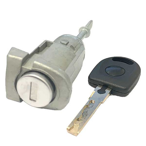 1998-2006 Volkswag0en Audi / HU66 / LH Driver Door Lock Cylinder / Coded / D-31-127 (ASP) - UHS Hardware 1998-2006 Volkswag0en Audi / HU66 / LH Driver Door Lock Cylinder / Coded / D-31-127 (ASP) - UHS Hardware