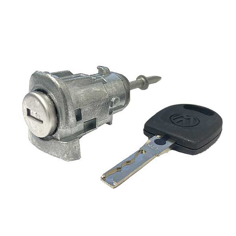 2001-2006 Volkswagen Audi / HU66 / LH Driver Door Lock Cylinder / Coded / D-31-129 (ASP) - UHS Hardware 2001-2006 Volkswagen Audi / HU66 / LH Driver Door Lock Cylinder / Coded / D-31-129 (ASP) - UHS Hardware