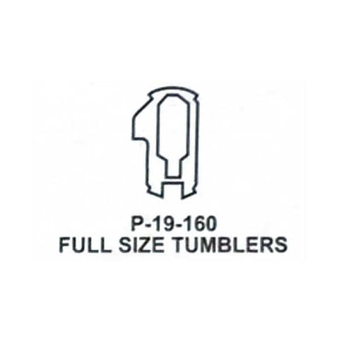 Honda / Acura / HO03 / High Security Tumbler #4 / Full / P-19-160 (ASP) (10 Pack) - UHS Hardware Honda / Acura / HO03 / High Security Tumbler #4 / Full / P-19-160 (ASP) (10 Pack) - UHS Hardware