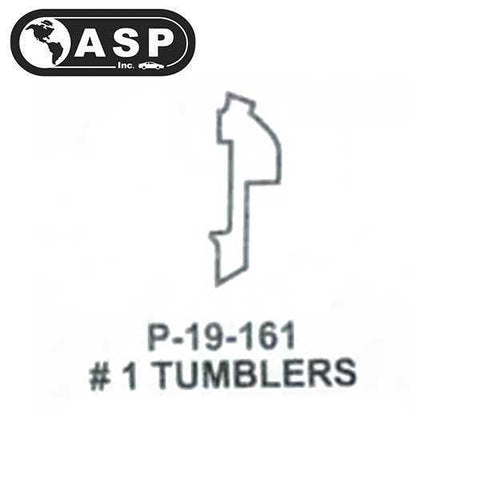Honda / Acura / HO03 / High Security Tumbler #1 / Split / P-19-161 (ASP) (25 Pack) - UHS Hardware Honda / Acura / HO03 / High Security Tumbler #1 / Split / P-19-161 (ASP) (25 Pack) - UHS Hardware