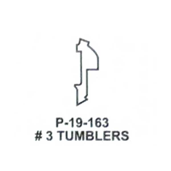Honda / Acura / HO03 / High Security Tumbler #3 / Split / P-19-163 (ASP) (25 Pack) - UHS Hardware Honda / Acura / HO03 / High Security Tumbler #3 / Split / P-19-163 (ASP) (25 Pack) - UHS Hardware