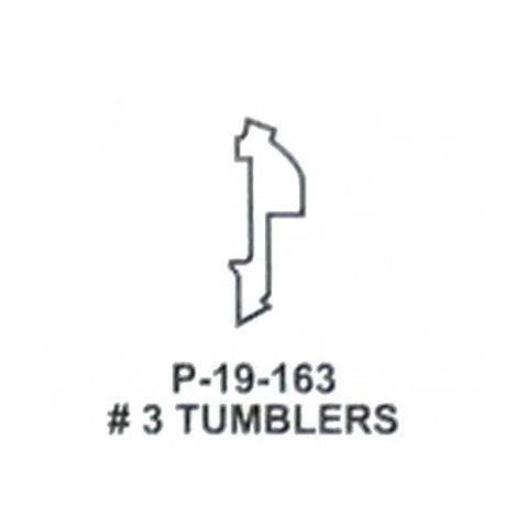 Honda / Acura / HO03 / High Security Tumbler #3 / Split / P-19-163 (ASP) (25 Pack) - UHS Hardware Honda / Acura / HO03 / High Security Tumbler #3 / Split / P-19-163 (ASP) (25 Pack) - UHS Hardware