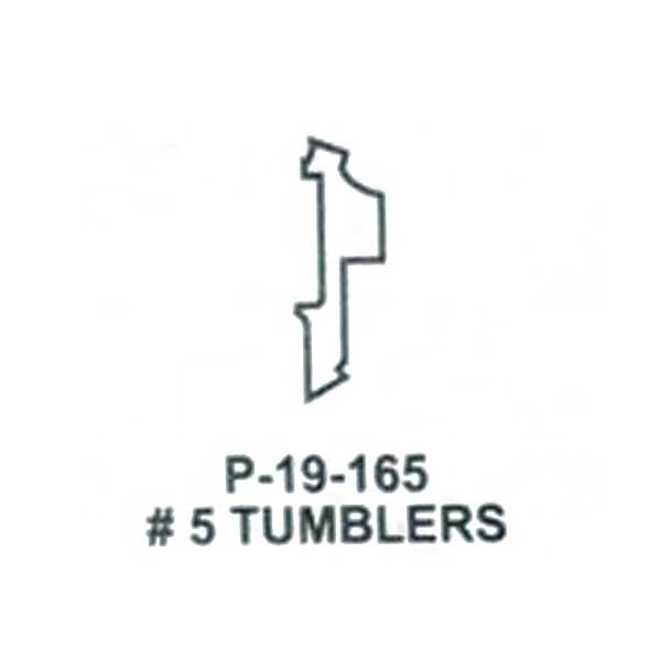 Honda / Acura / HO03 / High Security Tumbler #5 / Split / P-19-165 (ASP) (25 Pack) - UHS Hardware Honda / Acura / HO03 / High Security Tumbler #5 / Split / P-19-165 (ASP) (25 Pack) - UHS Hardware