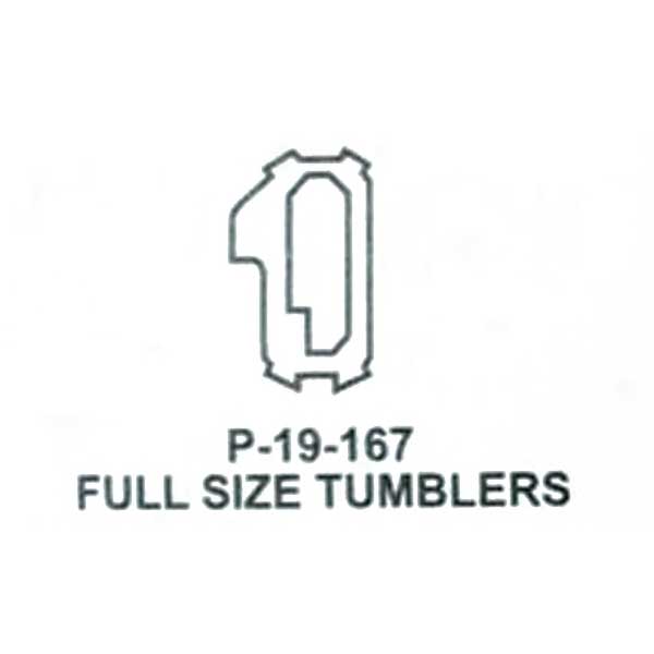 Honda / Acura / HO03 / High Security Tumbler #1 / Full / P-19-167 (ASP) (10 Pack) - UHS Hardware Honda / Acura / HO03 / High Security Tumbler #1 / Full / P-19-167 (ASP) (10 Pack) - UHS Hardware