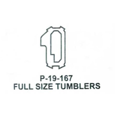 Honda / Acura / HO03 / High Security Tumbler #1 / Full / P-19-167 (ASP) (10 Pack) - UHS Hardware Honda / Acura / HO03 / High Security Tumbler #1 / Full / P-19-167 (ASP) (10 Pack) - UHS Hardware