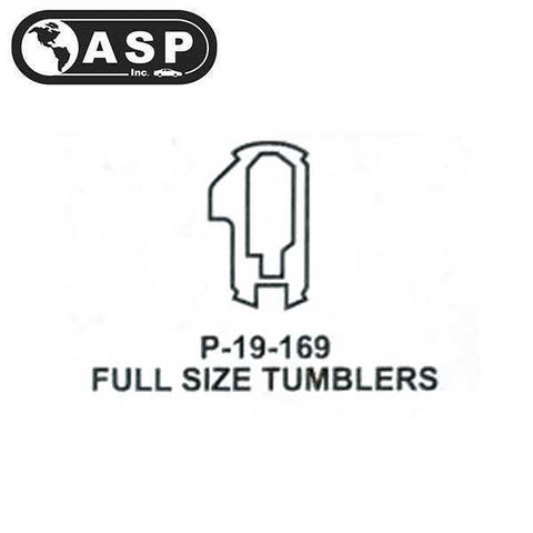 Honda / Acura / HO03 / High Security Tumbler #3 / Full / P-19-169 (ASP) (10 Pack) - UHS Hardware Honda / Acura / HO03 / High Security Tumbler #3 / Full / P-19-169 (ASP) (10 Pack) - UHS Hardware
