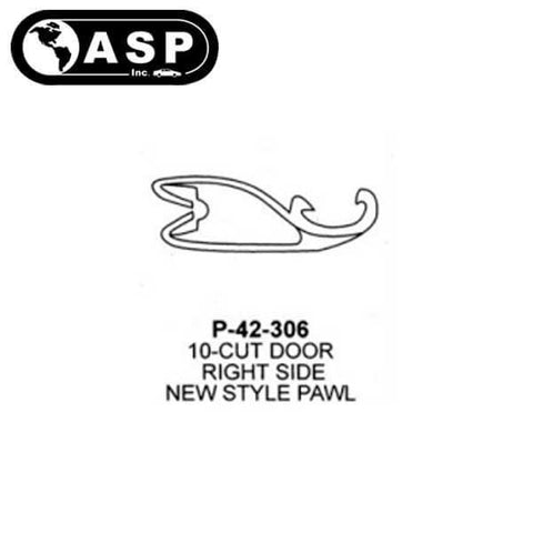 1987-1994 Ford / H54 / 10 Cut / Right Side Pawl for Passenger Door Lock / P-42-306 (ASP) - UHS Hardware 1987-1994 Ford / H54 / 10 Cut / Right Side Pawl for Passenger Door Lock / P-42-306 (ASP) - UHS Hardware