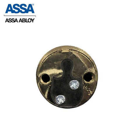 ASSA - Twin 6000 Classic Mortise Cylinder - 1-1/8" - Schlage "L" Cam - Satin Chrome - (Sub-Assembled) - UHS Hardware ASSA - Twin 6000 Classic Mortise Cylinder - 1-1/8" - Schlage "L" Cam - Satin Chrome - (Sub-Assembled) - UHS Hardware
