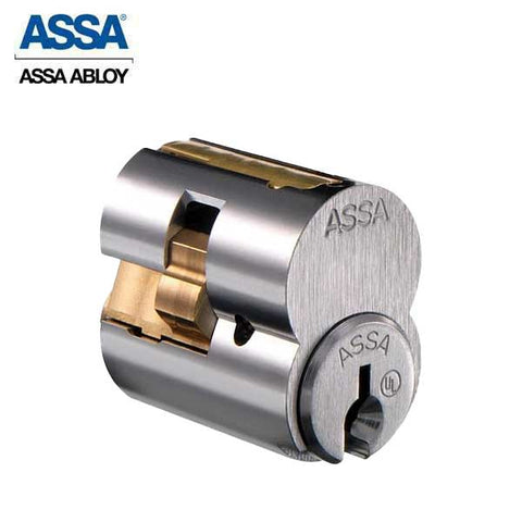 ASSA - 98600IC - Large Format IC Core - LFIC - 6 Pins - 626 - Satin Chrome - UHS Hardware ASSA - 98600IC - Large Format IC Core - LFIC - 6 Pins - 626 - Satin Chrome - UHS Hardware