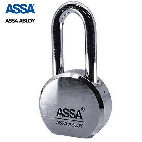 ASSA - MAX+ / Maximum + Security Restricted Solid Steel KIK Padlock with 2” Shackle - UHS Hardware ASSA - MAX+ / Maximum + Security Restricted Solid Steel KIK Padlock with 2” Shackle - UHS Hardware