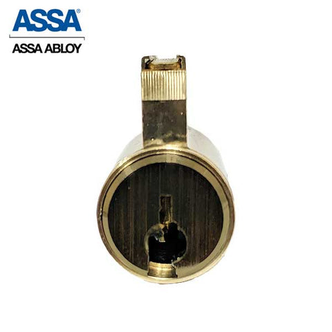 ASSA - MAX+ / Maximum + Security Restricted KIK Cylinder - 606 - Satin Brass - UHS Hardware ASSA - MAX+ / Maximum + Security Restricted KIK Cylinder - 606 - Satin Brass - UHS Hardware