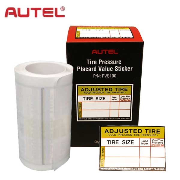 Autel - PVS100 - Placard Value Stickers (100 Stickers per Box) - UHS Hardware Autel - PVS100 - Placard Value Stickers (100 Stickers per Box) - UHS Hardware