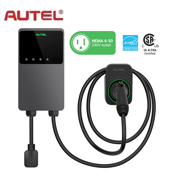 Autel - MaxiCharger AC Home 40A - NEMA - EV Charger With Separate Holster - Optional Plug Model - UHS Hardware Autel - MaxiCharger AC Home 40A - NEMA - EV Charger With Separate Holster - Optional Plug Model - UHS Hardware