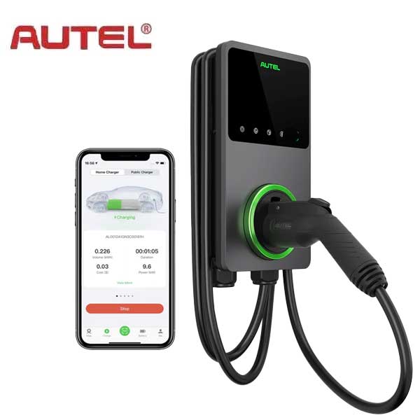 Autel - MaxiCharger AC Home 50A - EV Charger With In-Body Holster - UHS Hardware Autel - MaxiCharger AC Home 50A - EV Charger With In-Body Holster - UHS Hardware